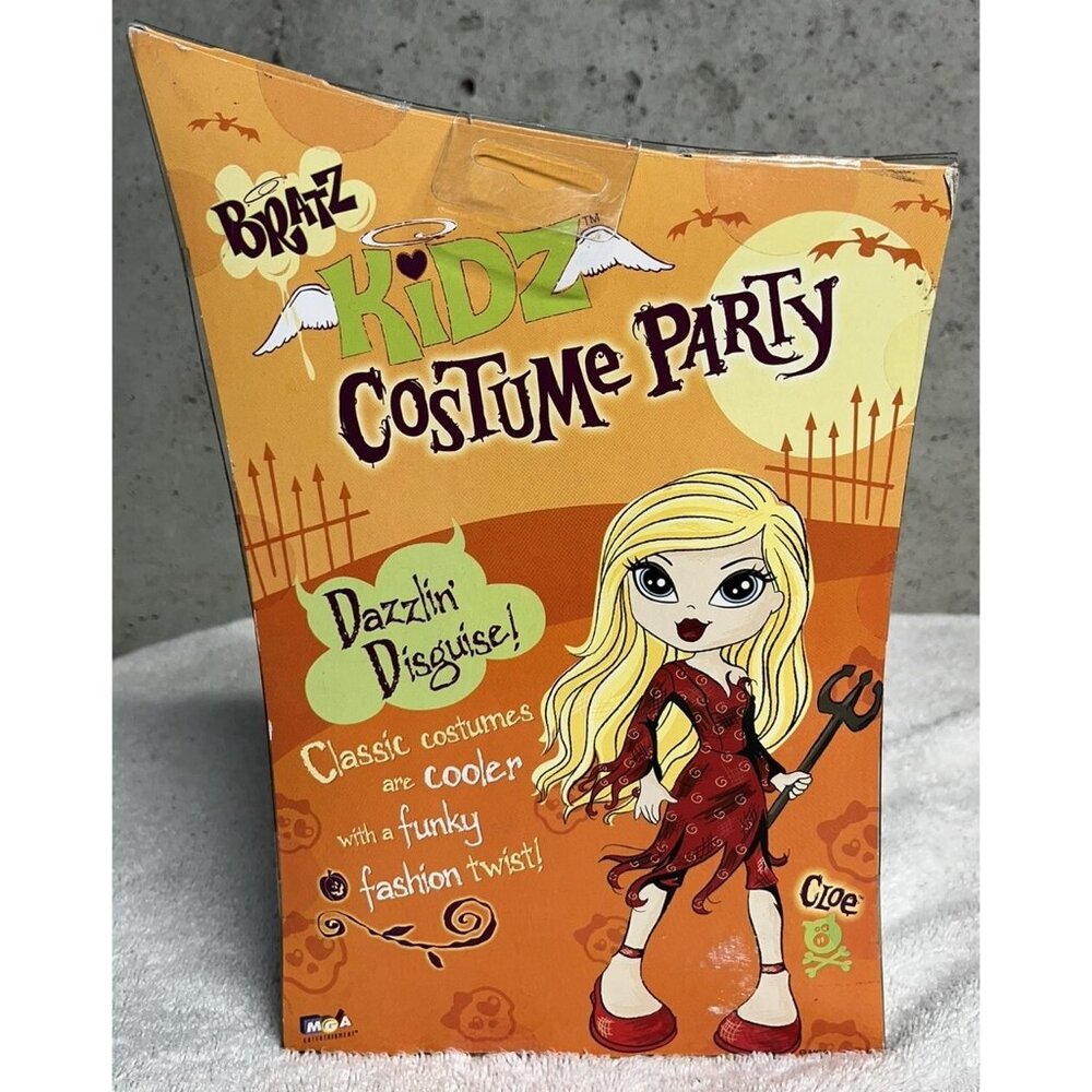 Bratz Kidz Cloe Costume Party New Sealed MGA Vintage Halloween Doll Devil Angel - Picture 6 of 9